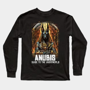 Anubis Ancient Egyptian GOD Guide to the Underworld Long Sleeve T-Shirt